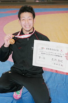 【特集】個人戦で花開いた“学校対抗戦の雄”…フリースタイル66kg級・岩渕尚紀（拓大）