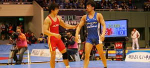 湯元健一（ＡＬＳＯＫ）がロンドン五輪代表へ…男子フリースタイル60kg級プレーオフ