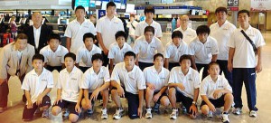 中学選抜チームが韓国・釜山へ