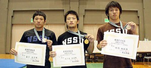 【全日本学生選手権（男子フリースタイル）】森下史崇（日体大）ら全階級で初優勝