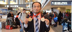 グラップリング＆アマチュアＭＭＡ世界選手権出場の日本選手団が帰国