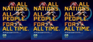 ９月のＩＯＣ総会へ向けてのキャッチフレーズは「All Nations. All People. For All Time」