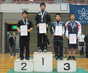 【写真集】西日本学生選手権／各階級表彰式