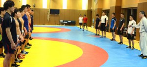 男子フリースタイルの全日本チームが合宿スタート