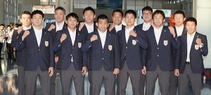 アジア大会・男子フリースタイル・チームが出発