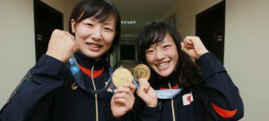 登坂絵莉（至学館大）と浜田千穂（日体大）が優勝…世界選手権第３日