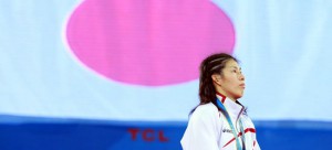 【記録】レスリング史上初のアジア大会４連覇を目指す吉田沙保里（ＡＬＳＯＫ）だが、１日違いで先を越される可能性もあり