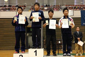 【西日本学生選手権・写真集】男子グレコローマン表彰式