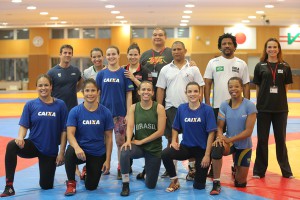 日本合宿をスタートしたブラジル女子チーム