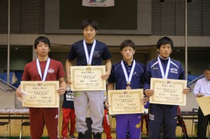 【写真集】東日本学生春季新人選手権／男子フリースタイルA表彰式