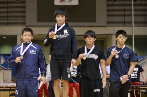 【写真集】東日本学生春季新人選手権／男子グレコローマン表彰式