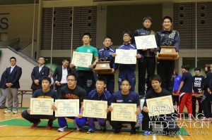 【写真集】全日本大学グレコローマン選手権／団体表彰・個人賞・優勝チーム