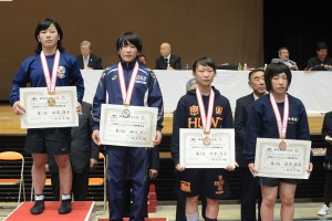 【写真集】ＪＯＣ杯・ジュニア／女子表彰式