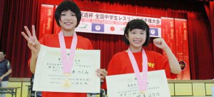 【全国中学生選手権・特集】先輩の意地、階級の第一人者の意地見せた！…女子40kg級・櫻井つぐみ（高知・野市）