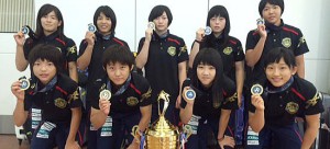 世界カデット選手権（ジョージア）出場の女子チームが帰国