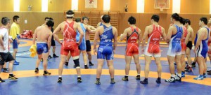 男子グレコローマンの全日本チームが合宿スタート