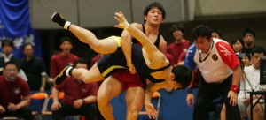 【写真集】ＪＯＣ杯・ジュニアの部／男子グレコローマン決勝・表彰式