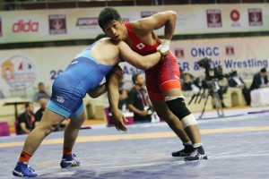 【写真集】2017年アジア選手権／男子フリースタイル86kg級・松坂誠應（自衛隊）