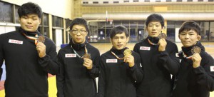 樋口黎（日体大）中村百次郎（日体大助手）山本泰輝（拓大）が銅メダル…アジア選手権・最終日