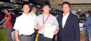 アジア・ジュニア選手権（台湾）出場の男子フリースタイル・チームが帰国