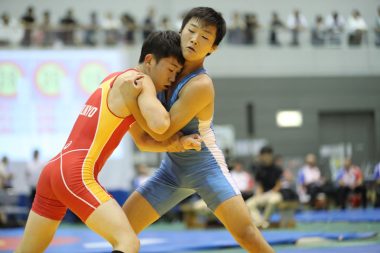 【写真集】全国高校生グレコローマン選手権／決勝・表彰式（50～66kg級）