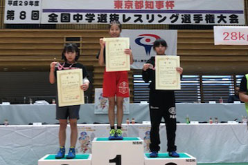 【写真集】全国中学生選抜選手権／女子表彰式