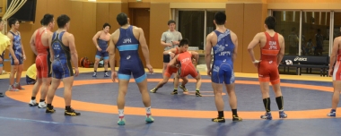男子グレコローマンの全日本チームが今年2回目の合宿スタート