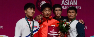 【写真集】2018年アジア選手権・第2日／男子グレコローマン60kg級優勝・太田忍（ALSOK）