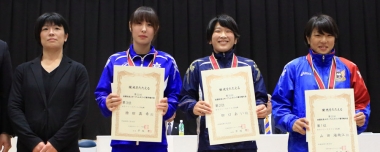 【写真集】全国社会人オープン選手権／表彰式（女子）