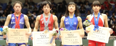 【写真集】2018年全日本選手権／表彰式（女子）