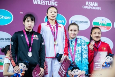 【写真集】2019年アジア選手権・第3日／女子55kg級・五十嵐彩季（至学館大）