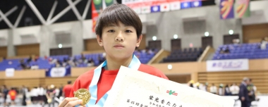 【2019年全国中学生選手権・特集】昨年のベスト８から優勝へ躍進…男子38kg級・坂本輪（東京・代々木2年）