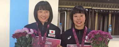 伊藤海（京都・網野高）と大野真子（熊本・北稜高）が優勝…2019年アジア・カデット選手権・第2日