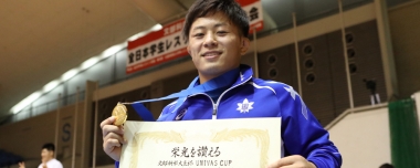 【2019年全日本学生選手権・特集】諏訪間新之亮（国士舘大）が同門対決制して1年生王者へ