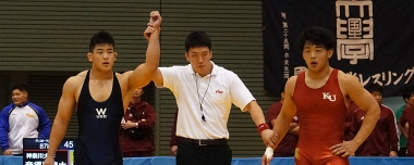 山﨑弥十朗（早大）が87kg級で決勝進出、日体大は5階級…2019年全日本大学グレコローマン選手権・第1日