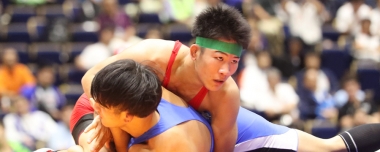 【写真集】2019年茨城国体／成年男子グレコローマン決勝・表彰式