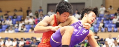 【写真集】2019年茨城国体／少年男子グレコローマン決勝・表彰式