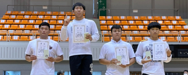 【写真集】2021年西日本学生新人選手権／男子フリースタイル表彰式