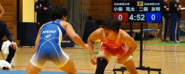 グレコローマン大学王者の小柴亮太（日体大）と日下尚（日体大）がフリースタイルで優勝…2021年東日本学生秋季選手権・最終日