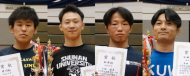 【写真集】2022年西日本学生春季リーグ戦／個人賞＝写真修正