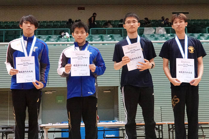 【写真集】2022年東日本学生選手権（春季）・新人戦／男子フリースタイルB・表彰式