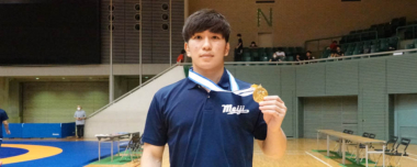【2022年東日本学生選手権・特集】JOC杯に続いて優勝、古豪・明大の期待を背負って世界に挑戦…男子グレコローマン87kg級・岩井知史（明大）