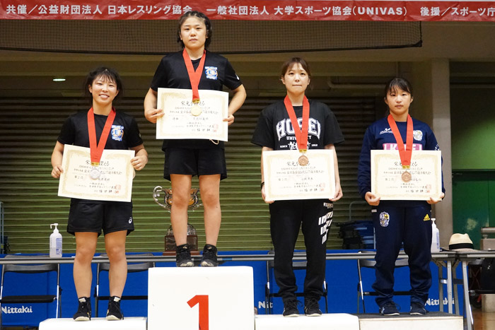 【写真集】2022年全日本学生選手権／女子・表彰式