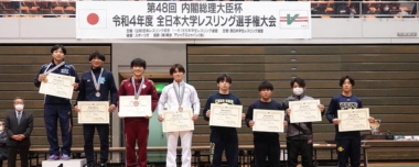 【写真集】2022年全日本大学選手権／各階級・表彰式