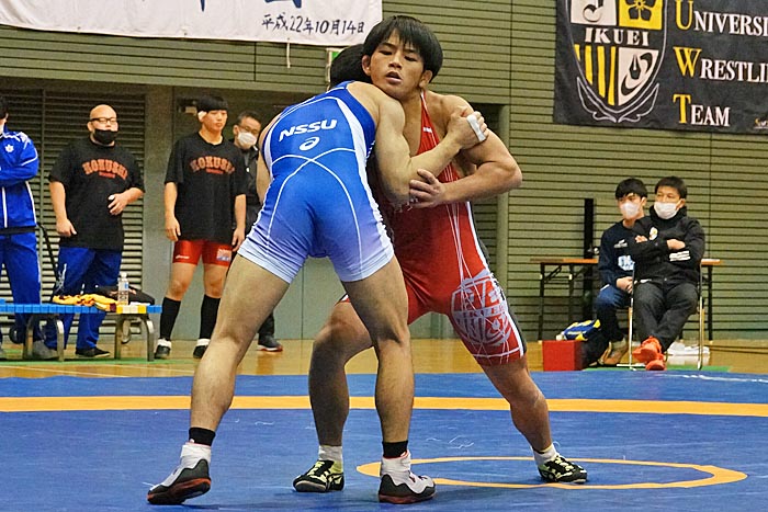 【写真集】2022年東日本学生選手権（秋季）／新人戦・男子グレコローマン決勝