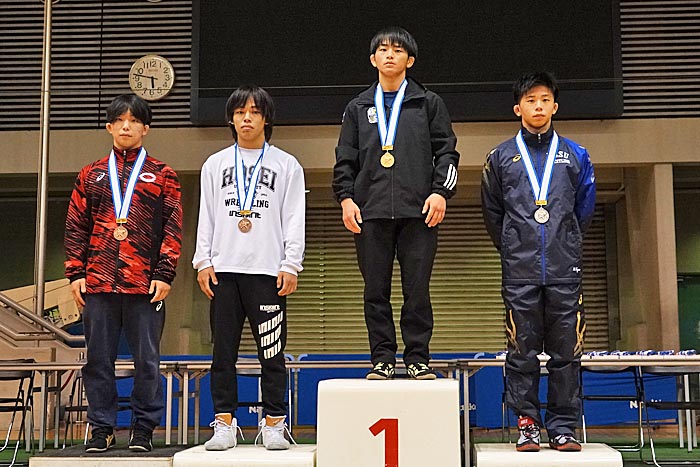 【写真集】2022年東日本学生選手権（秋季）／新人戦・男子グレコローマン表彰式