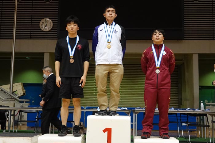 【写真集】2022年東日本学生選手権（秋季）／新人戦・男子フリースタイルB表彰式