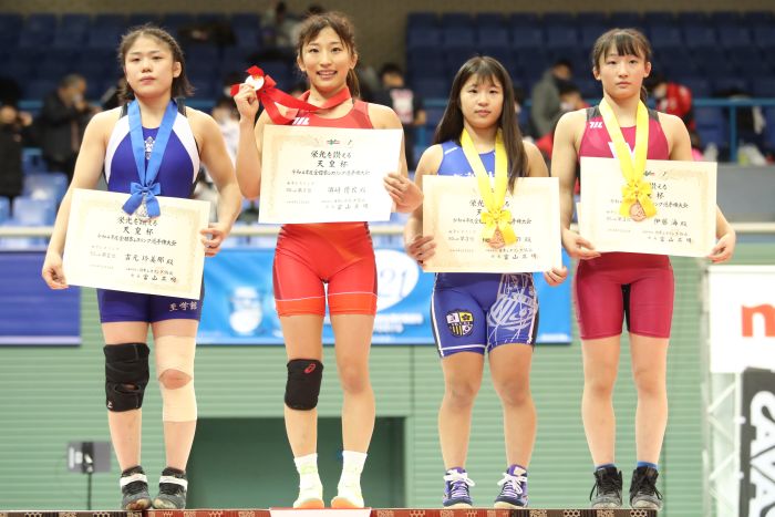 【写真集】2022年全日本選手権／女子・表彰式