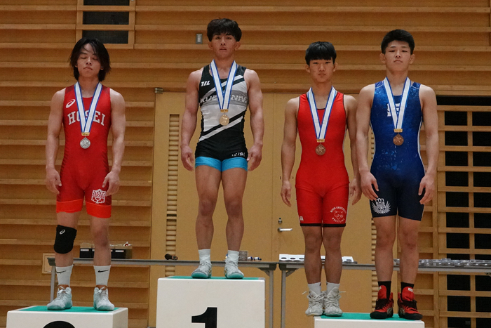 【写真集】2023年東日本学生選手権（春季大会）・表彰式／新人戦・男子グレコローマン