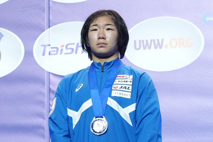 【写真集】2023年世界選手権／女子62kg級・元木咲良（育英大）-2